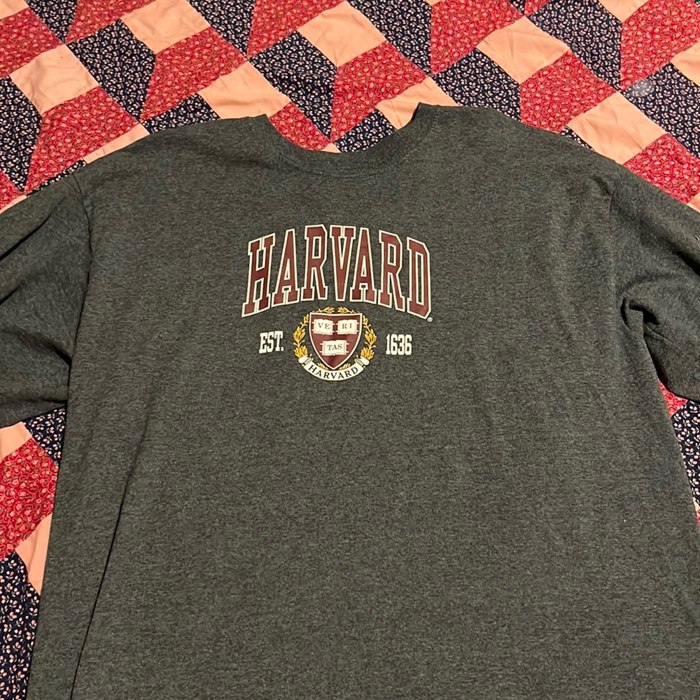 Harvard university long sleeve men’s tee size XL